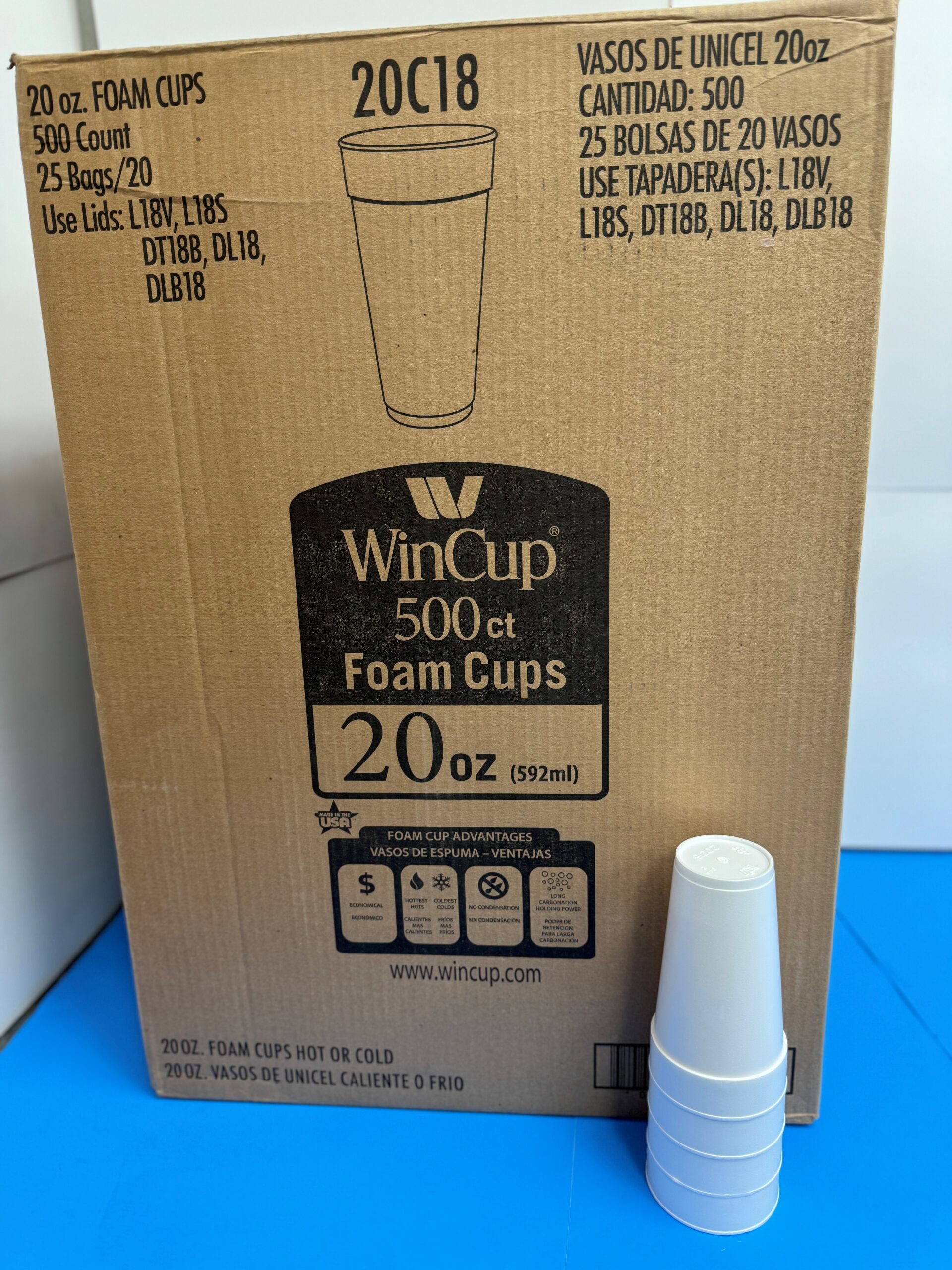 WinCup Foam Cups, 20 oz-image