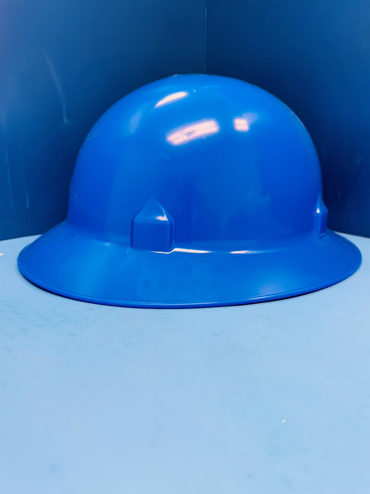 Miner's Hard Hat, Full Brim (Blue)-image